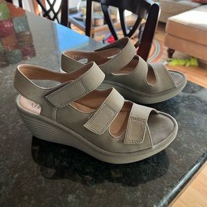 Clark’s Cushion Soft Sandals , worn only a couple of times